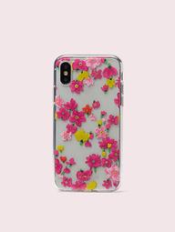 Jeweled Marker Floral Clear Iphone X & Xs Case