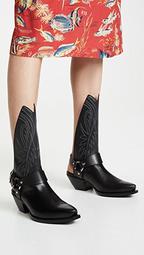 Tall Half Cowboy Boots w/ Harness