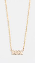 14k Babe Word Necklace