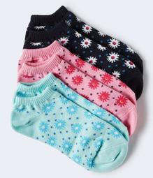 3-Pack Floral Dot Ankle Socks***