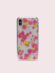 Jeweled Marker Floral Clear Iphone Xs Max Case