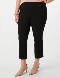 Plus Size Classic Fit Super Stretch Pull-On Ankle Pants