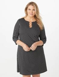 Dressbarn Plus Size Polka Dot Hardware Dress Shop Scenes