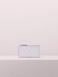 Sylvia Perforated Small Slim Bifold Wallet