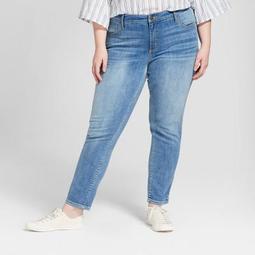 Women's Plus Size Curvy Skinny Jeans - Universal Thread™ Medium Wash