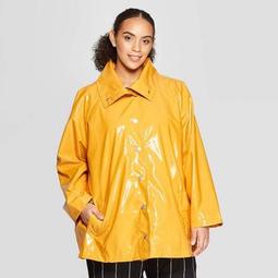 Women's Plus Size Front Double Welt Pocket Button Detailed Anorak Jacket - Who What Wear ™