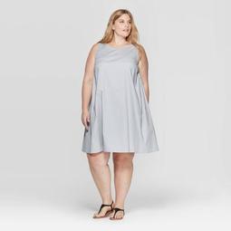 Women's Plus Size Sleeveless Scoop Neck Tank Dress - Prologue™