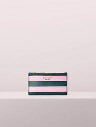 Sylvia Stripe Small Slim Bifold Wallet