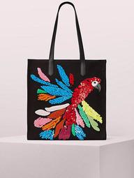 Kitt Embellished Extra Large North South Tote