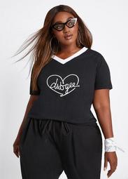DubGee by Whoopi Heart Graphic Tee