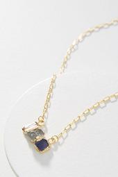 Raw Gemstone Pendant Necklace