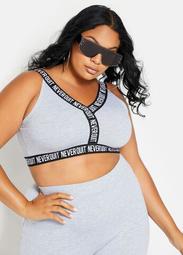 Active Crop Top With Taping