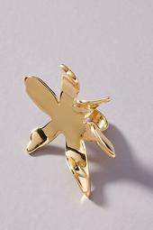 Water Lily 14K Gold-Plated Ring