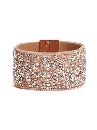 Rocky Crystal Wrap Bracelet