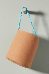 Ciao Mixed-Material Bucket Bag