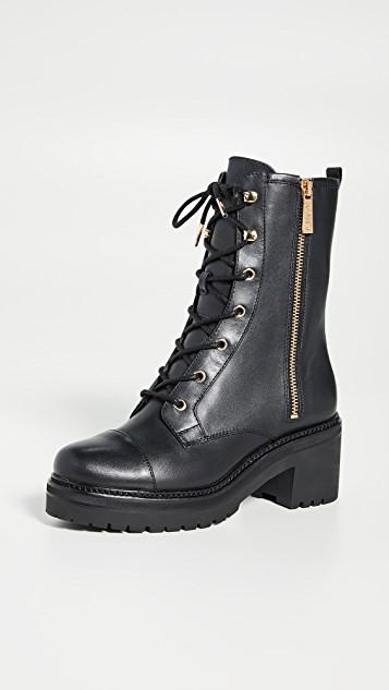 michael kors anaka combat boots