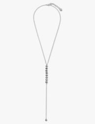 Silver Pave Lariat