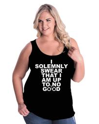 Harry Potter I Solemnly Swear Movie Saying Plus Size Womens Tank Top