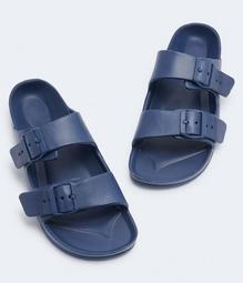 Double-Strap Slide Sandal
