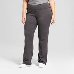 Women's Plus-Size Cotton Spandex Semi-Fit Pants - C9 Champion® - Dark Gray Heather 1X