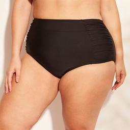Women's Plus Size High Waist Bikini Bottom - Kona Sol™