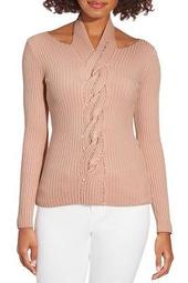 Ribbed Sequin Detail Sweater