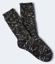 Marled Shimmer Boot Socks