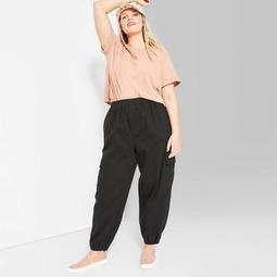 Wild Fable Women's Plus Size High-Rise Baggy Cargo Pants - Wild Fable™