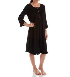 Eileen West Embroidered Jersey Modal Waltz Nightgown 5020049