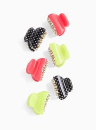 Neon Claw Clips - Pack of 6