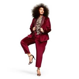 Altuzarra for Target Women's Plus Size Long Sleeve Velvet Blazer 