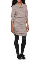 Cowl-Neck Sweater Dress