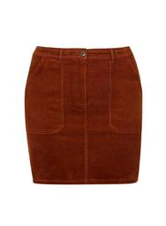 **DP Curve Tan Cord Pocket Mini Skirt