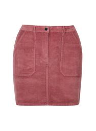 **DP Curve Rose Cord Pocket Mini Cotton Blend Skirt