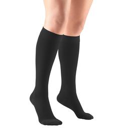 Knee High Stockings, Closed Toe: 20 - 30 mmHg, Black, Medium