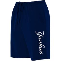 New York Yankees Majestic Women's Plus Size Jersey Long Shorts - Navy