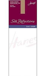 Silk Reflections Knee Highs, Reinforced Toe 6-Pack