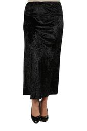 24/7 Comfort Apparel Jazz Velvet Plus Size Skirt