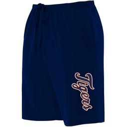 Detroit Tigers Majestic Women's Plus Size Jersey Long Shorts - Navy