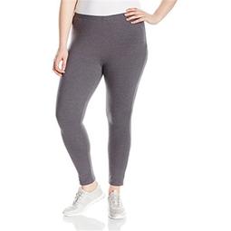 90563241941 Womens Plus-Size Stretch Jersey Legging - Charcoal Heather, 5X