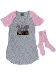 PJ Couture  Night Gown and Fuzzy Socks (Women's Plus Size)