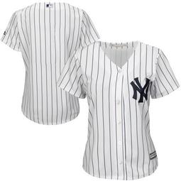 New York Yankees Majestic Women's Plus Size Cool Base Jersey - White
