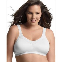 18 Hour 4159 Active Lifestyle Wirefree Bra Size 36C, White