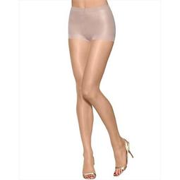 0B376 Womens Silk Reflections Ultra Sheer Toeless Control Top Pantyhose, Bisque Skintone - Size Ij