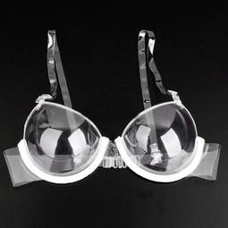 3/4 Cup Transparent Clear Push Up Bra Strap Invisible Bras Women Underwear