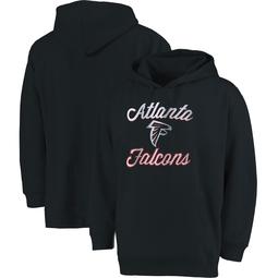 Atlanta Falcons Majestic Women's Plus Size Rookie Pullover Hoodie - Black