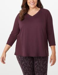 Plus Size Solid Top