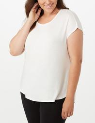 Plus Size Solid Tee
