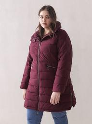 Faux-Down Puffer Jacket - Addition Elle