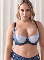 Demi Cup Diva Bra with Embroidery, G & H Cups - Ashley Graham